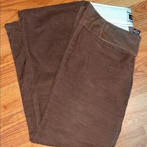 Brown Courdiroy low rise pants